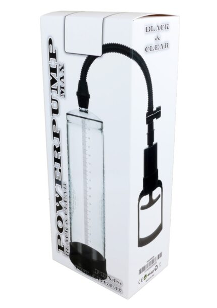 Powerpump Max Black Clear - Pompă Vacuum pentru Penis