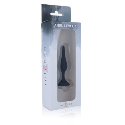Plug Anal Intense Level 1 din Silicon 10,5 cm Negru